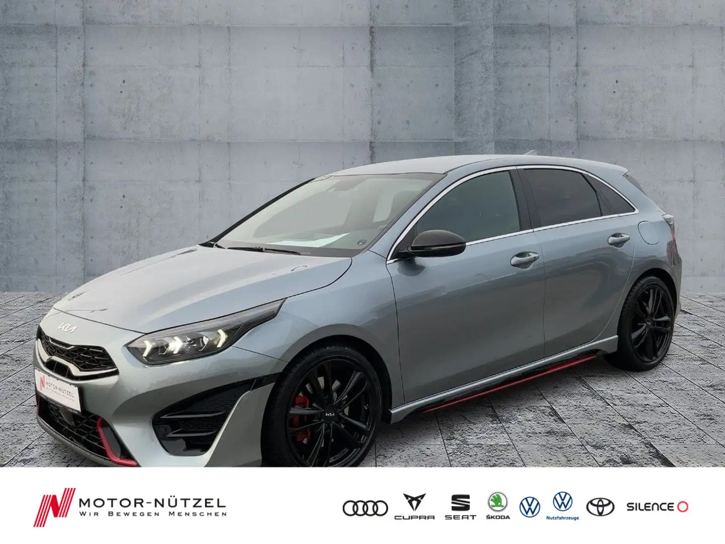 Kia Ceed / cee'd ceed 1.6 TGDI GT Bi-LED+ACC+NAV+RFK+2xSHZ+DAB Argent - 1