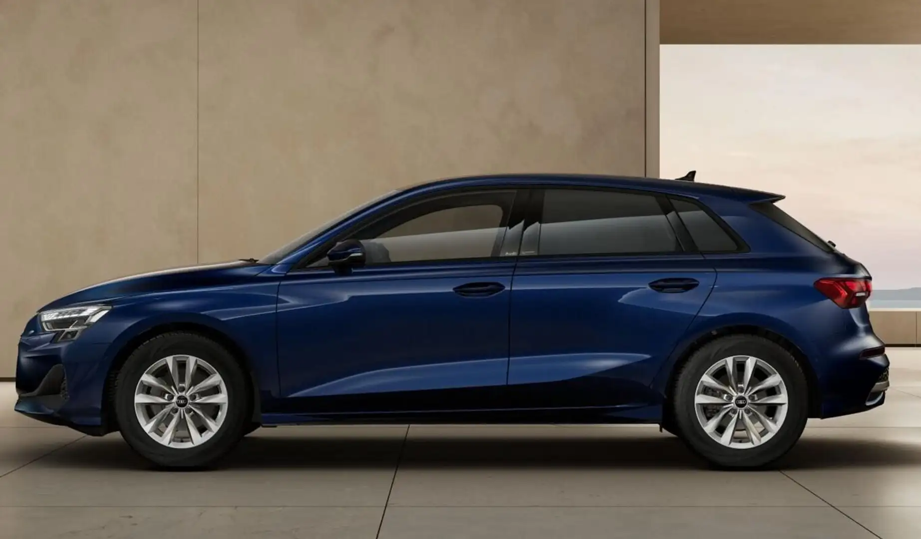 Audi A3 Sportback TFSI 116 LED Nav KlimaP+ FahrenP 85 k... Blau - 2