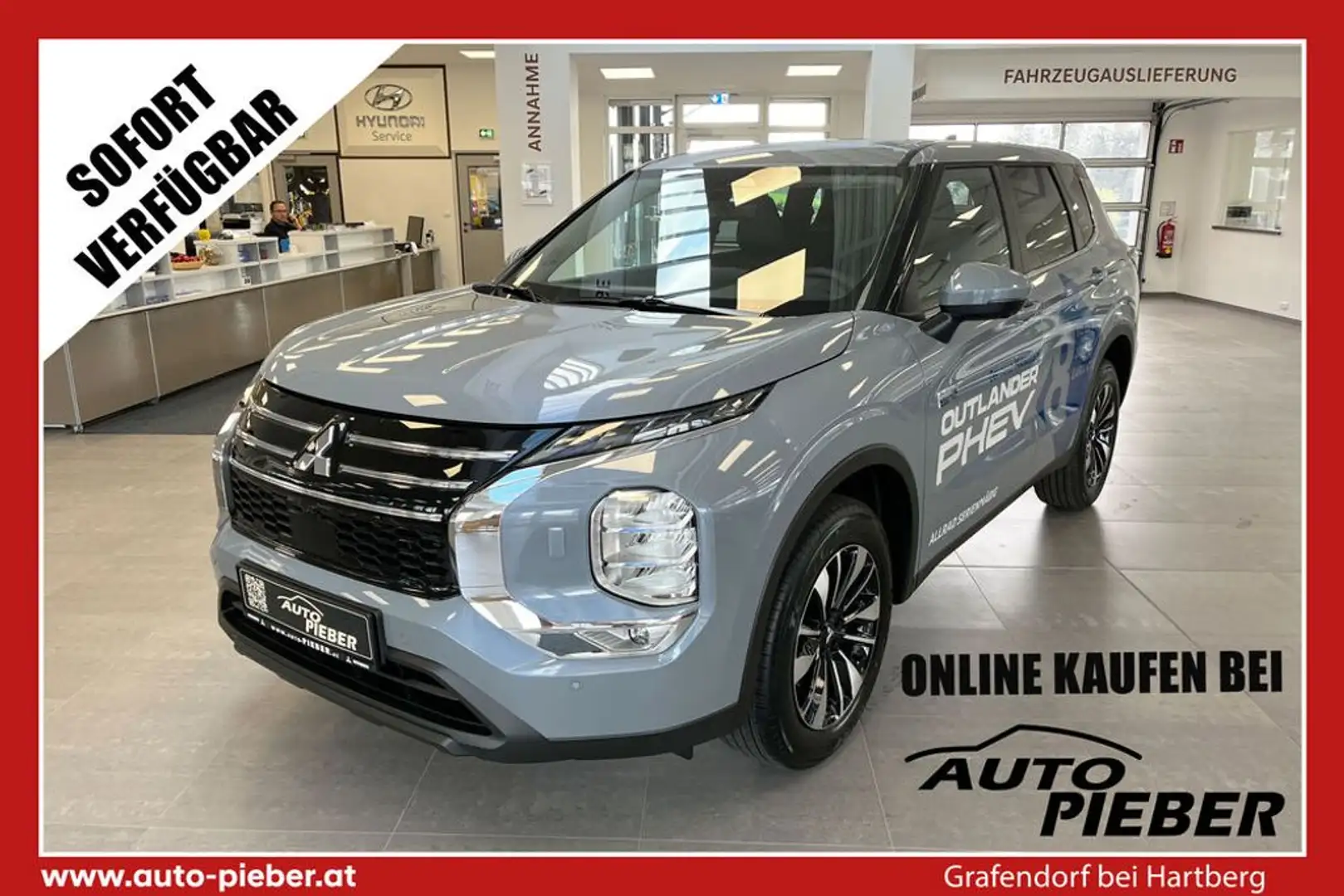Mitsubishi Outlander Outlander 2,4 PHEV S-AWC Invite *Sofort Verfügbar* Grau - 1