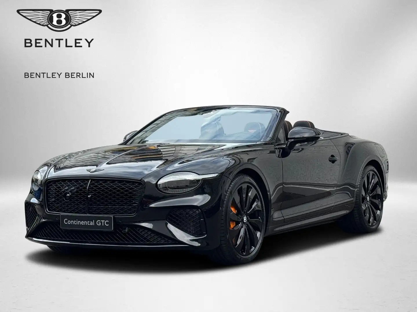 Bentley Continental GTC BLACK DESIGN MANDARIN V8 Hybrid Zwart - 1