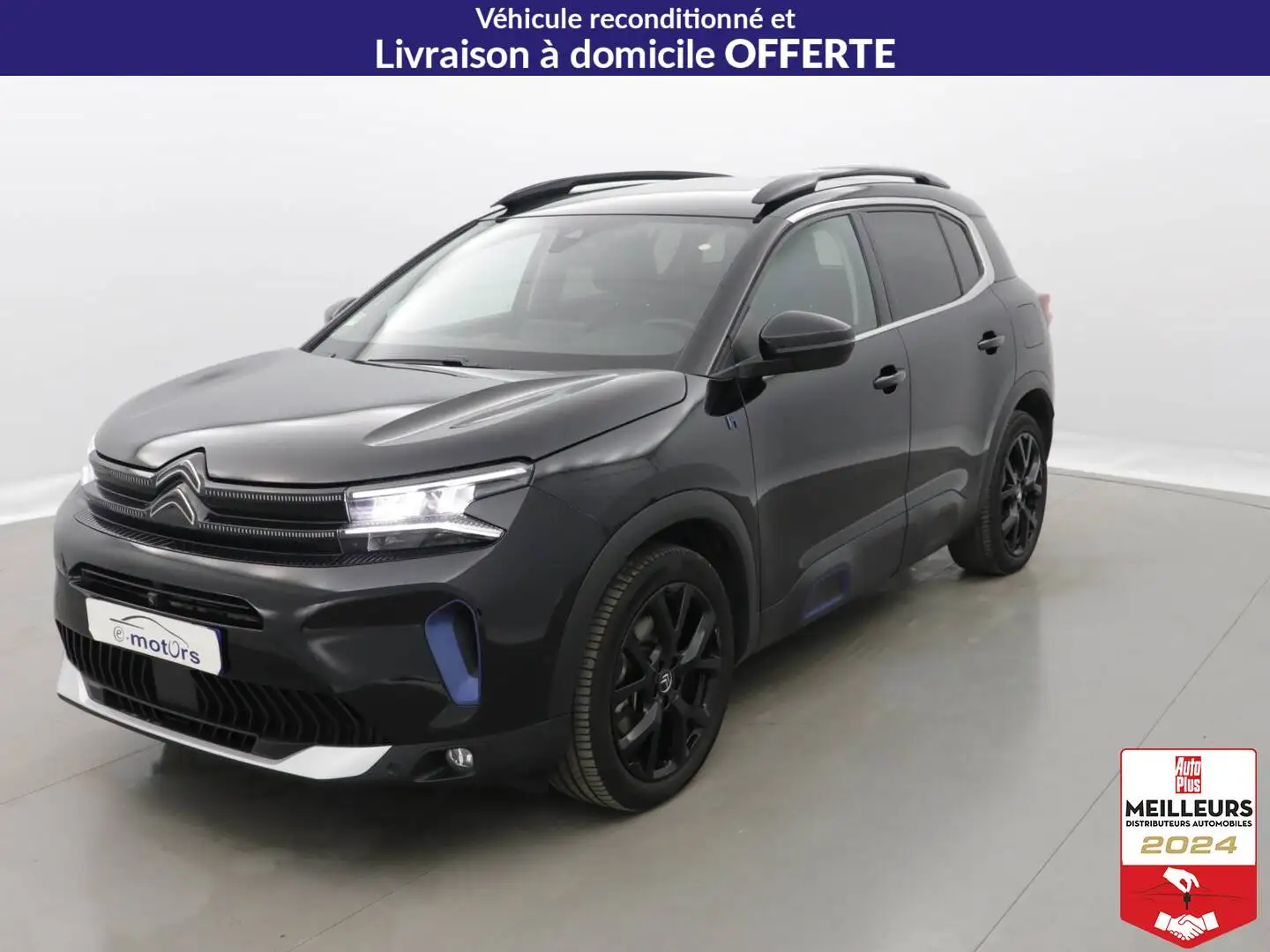Citroen C5 Aircross Hybride Rechargeable 225 S\u0026S e-EAT8 Shine Pac Noir - 1