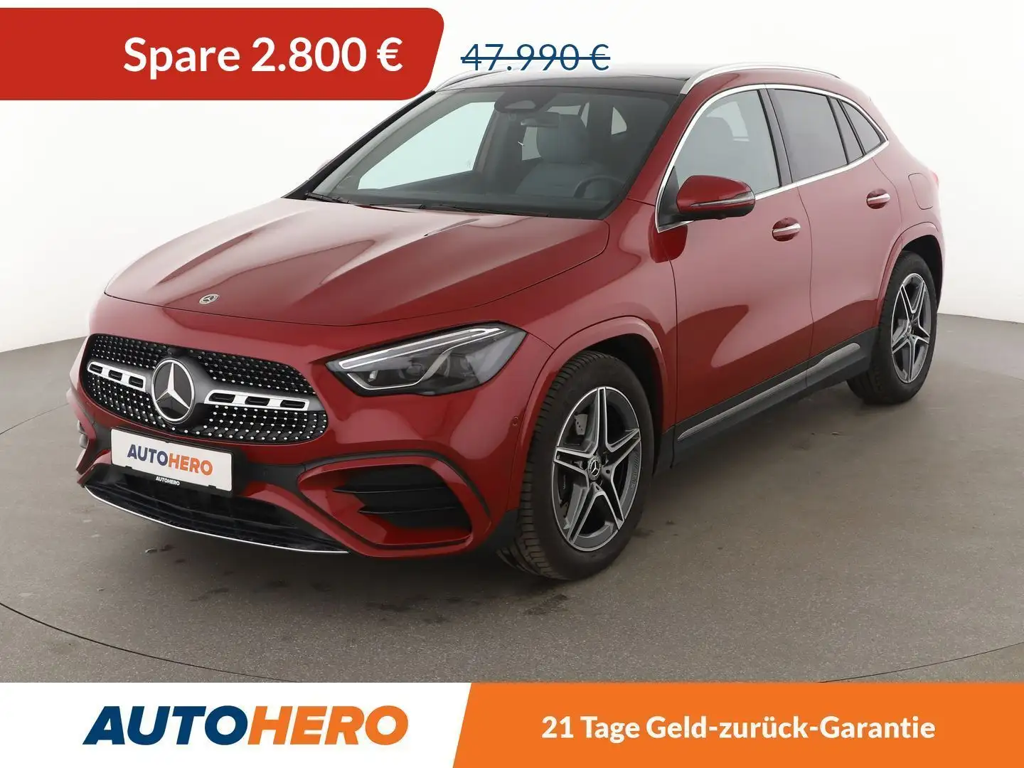 Mercedes-Benz GLA 220 GLA 220 4Matic AMG Line Aut.*NAVI*PDC*SHZ* Červená - 1