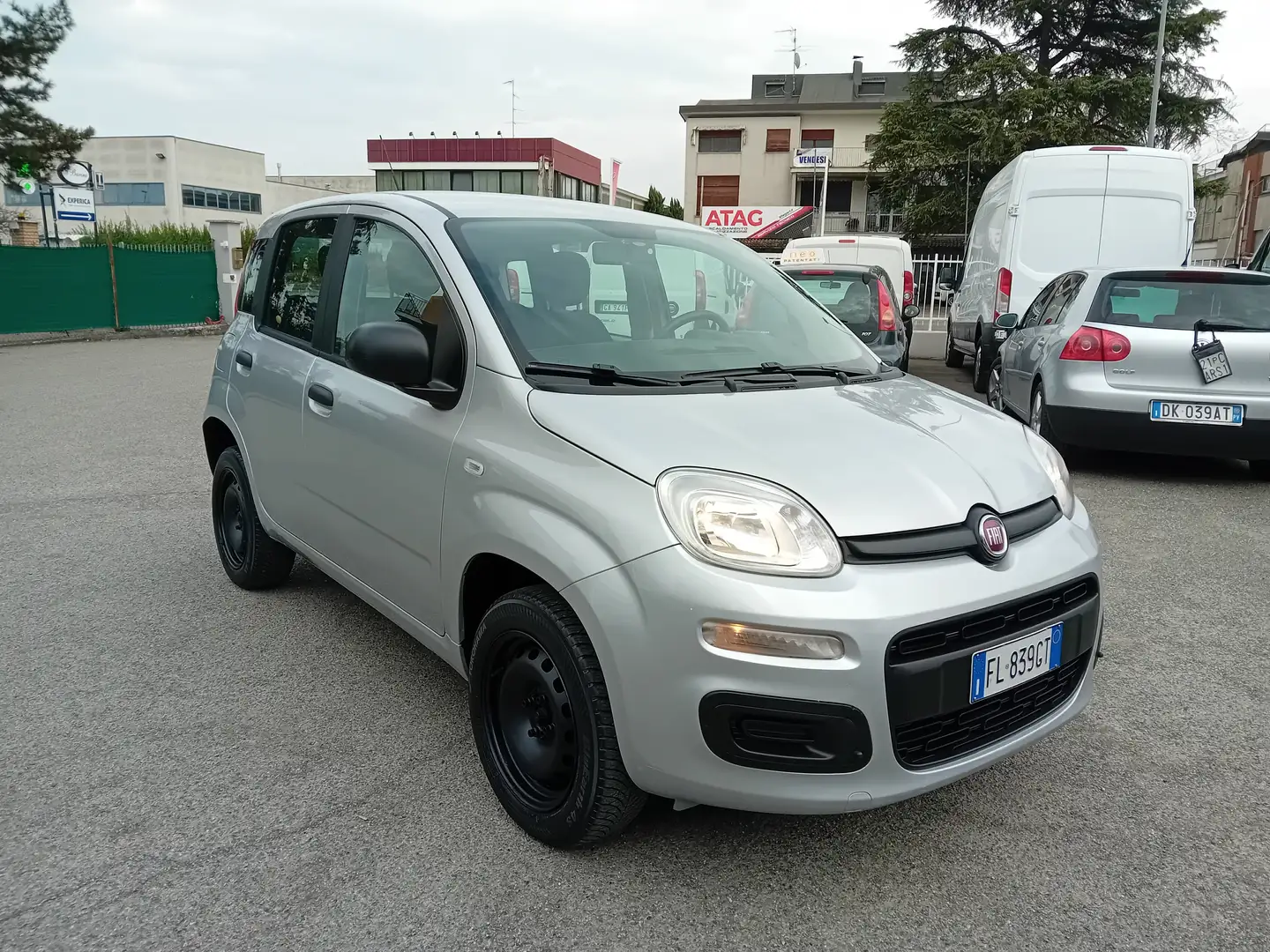 Fiat Panda Panda 0.9 t.air t. natural power Easy 80cv Argent - 2