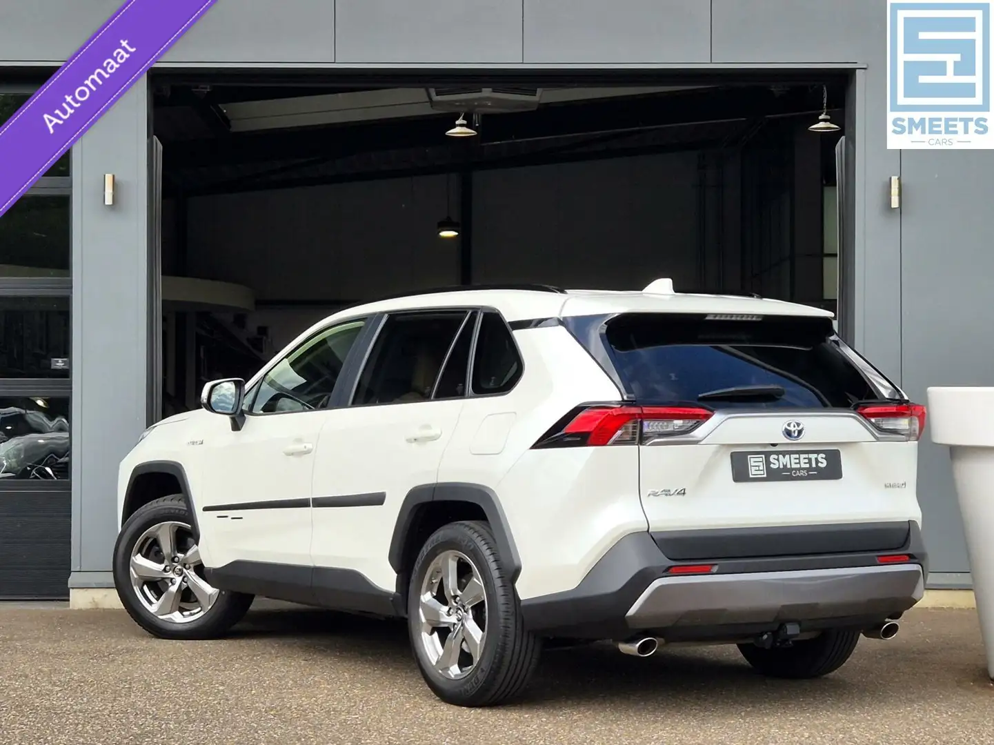 Toyota RAV 4 2.5 Hybrid Style Automaat 1e Eig |Nav|Cam|Leer Wit - 2