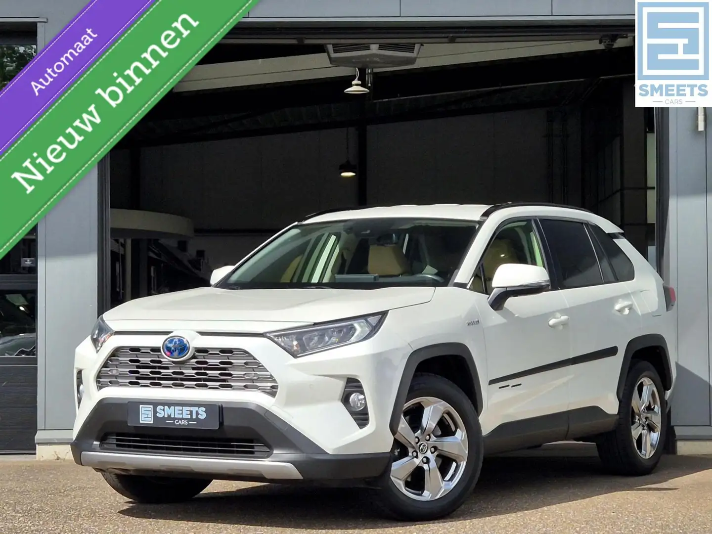 Toyota RAV 4 2.5 Hybrid Style Automaat 1e Eig |Nav|Cam|Leer Wit - 1