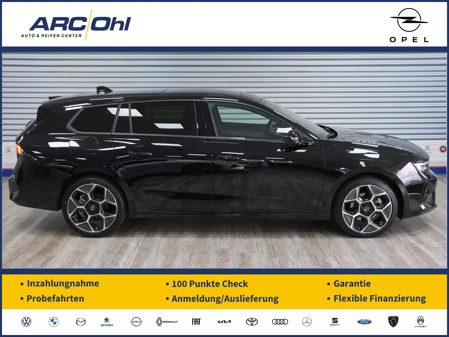 Opel Astra L 1.2 ST Ultimate 48V *NAVI/HUD/SCHIEB/AHK Schwarz - 1