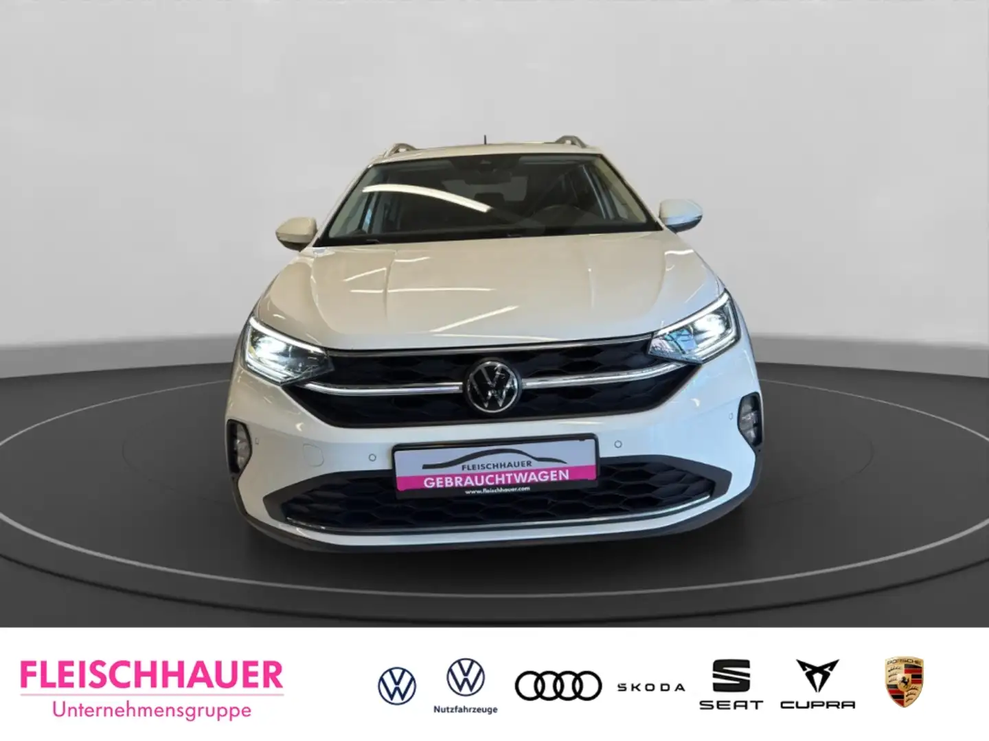 Volkswagen Taigo Style 1.5 TSI Matrix+Navi+Kamera+18''+IQ.Drive+App Weiß - 2