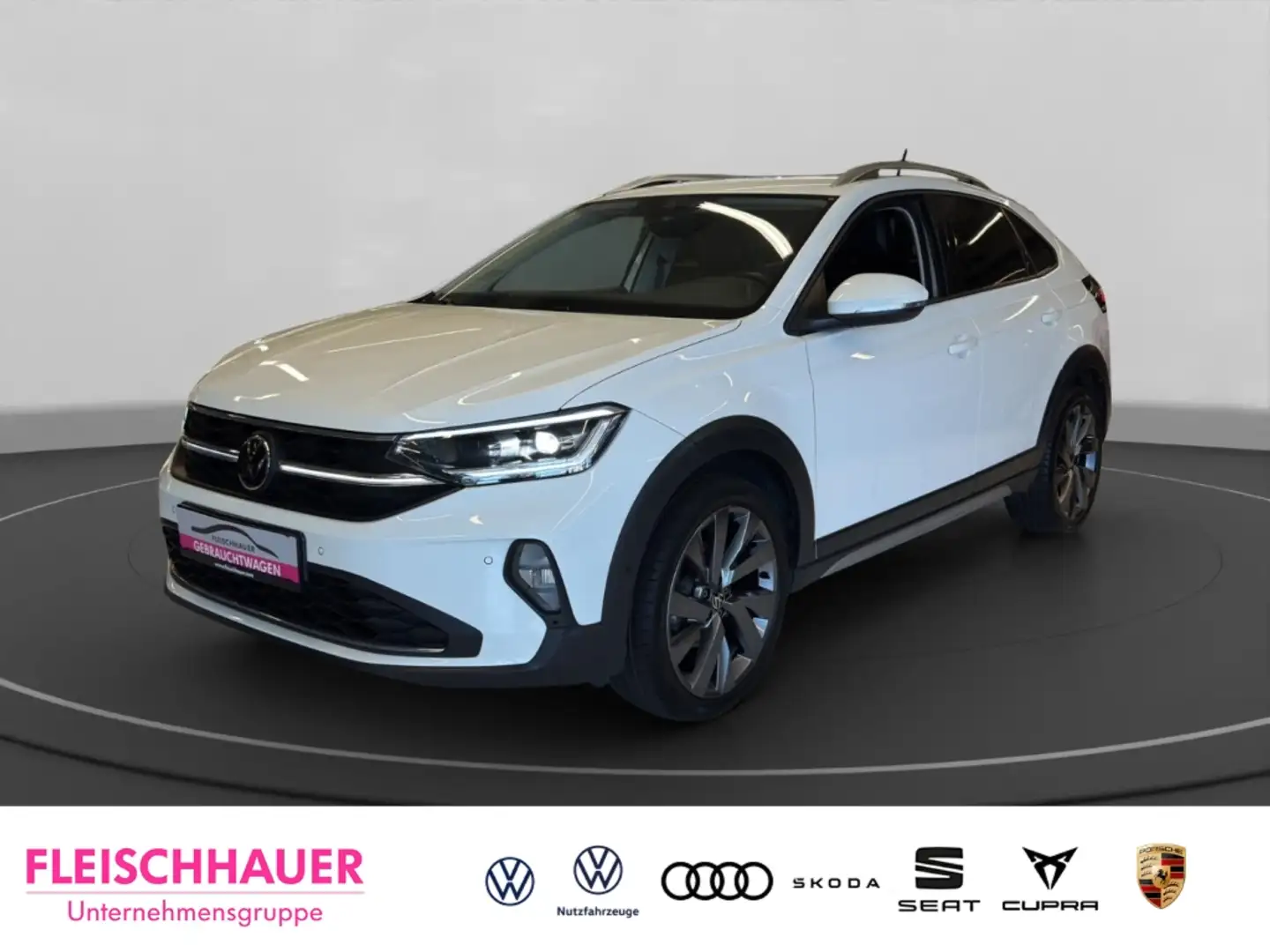 Volkswagen Taigo Style 1.5 TSI Matrix+Navi+Kamera+18''+IQ.Drive+App Weiß - 1