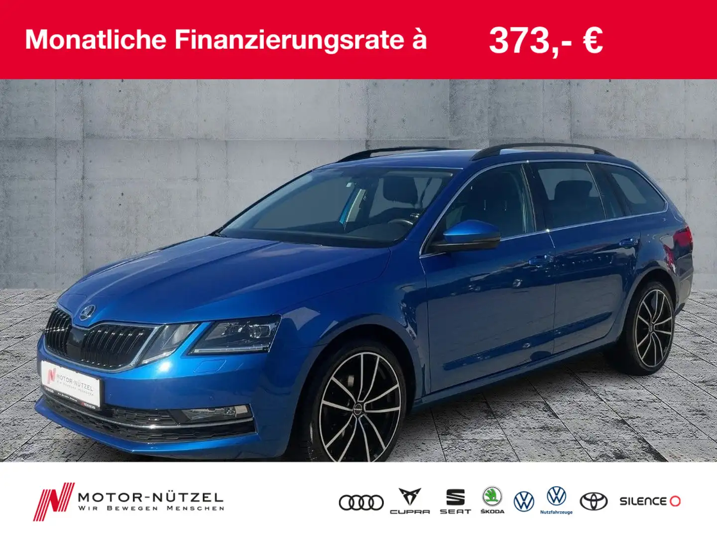Skoda Octavia 1.4 TSI STYLE LED+APP+SHZ+2xPDC+NSW+18" Blau - 1
