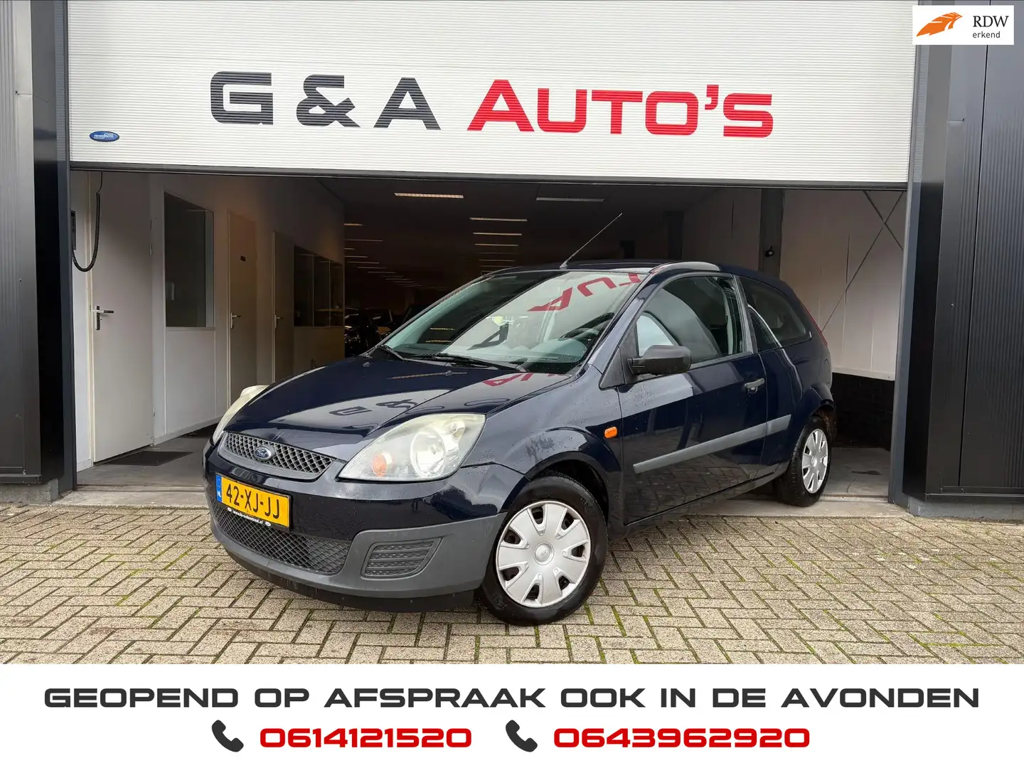 Ford Fiesta 1.3-8V / AIRCO / 3DRS / APK 15-03-2026 / MEENEEMPR Noir - 1