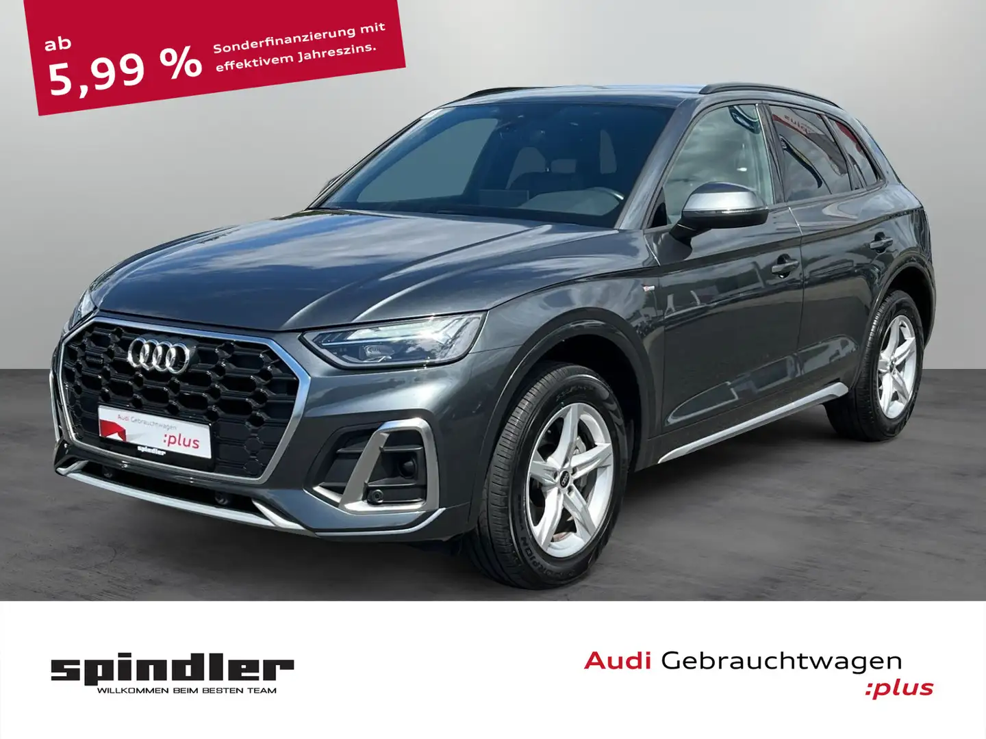 Audi Q5 S-Line 40 TDI quattro S-tronic / Navi+, LED Grau - 1