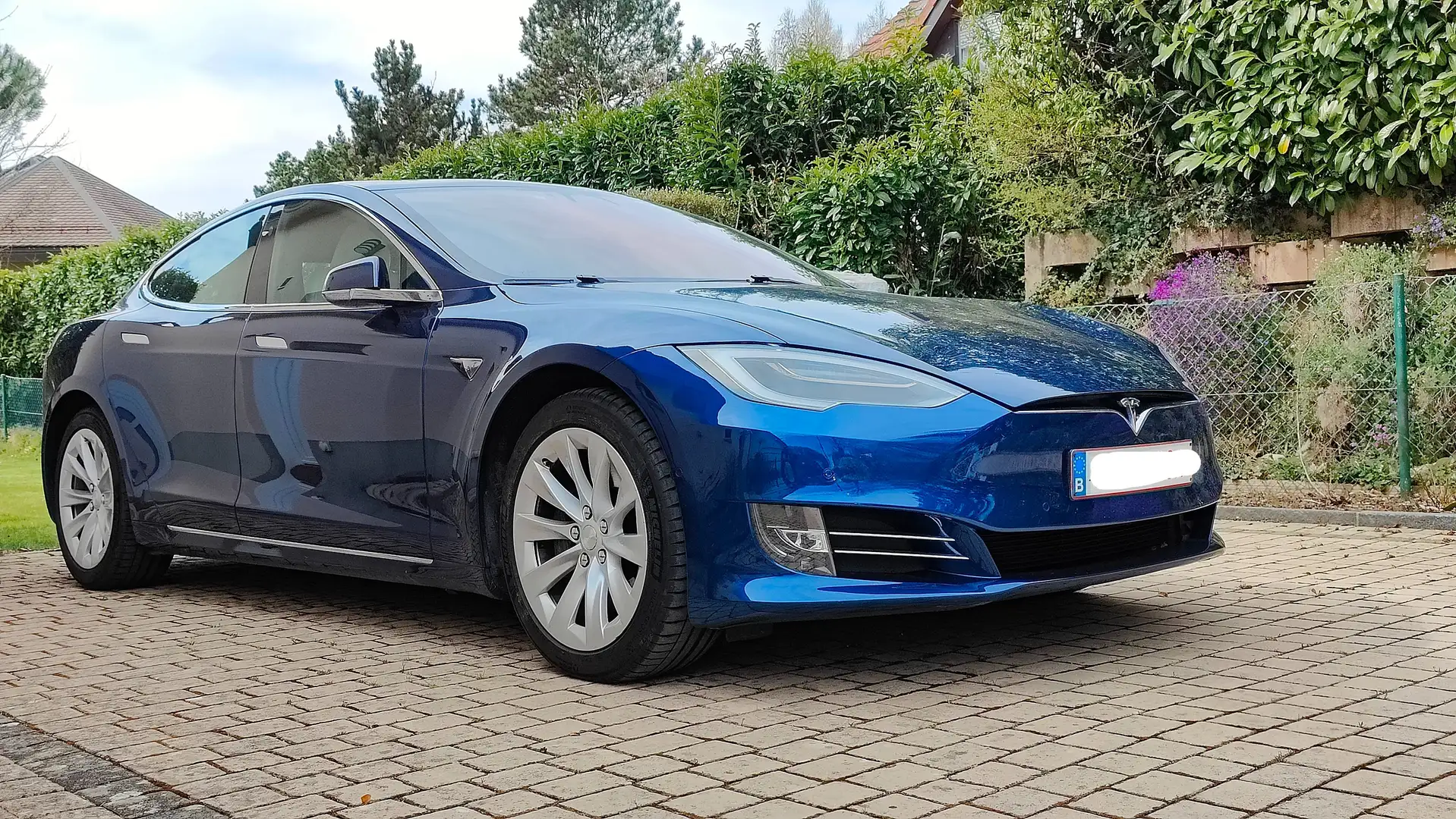 Tesla Model S Model+S+100+kWh+Dual+Motor+Long+Range+(EU6.2) Blauw - 1