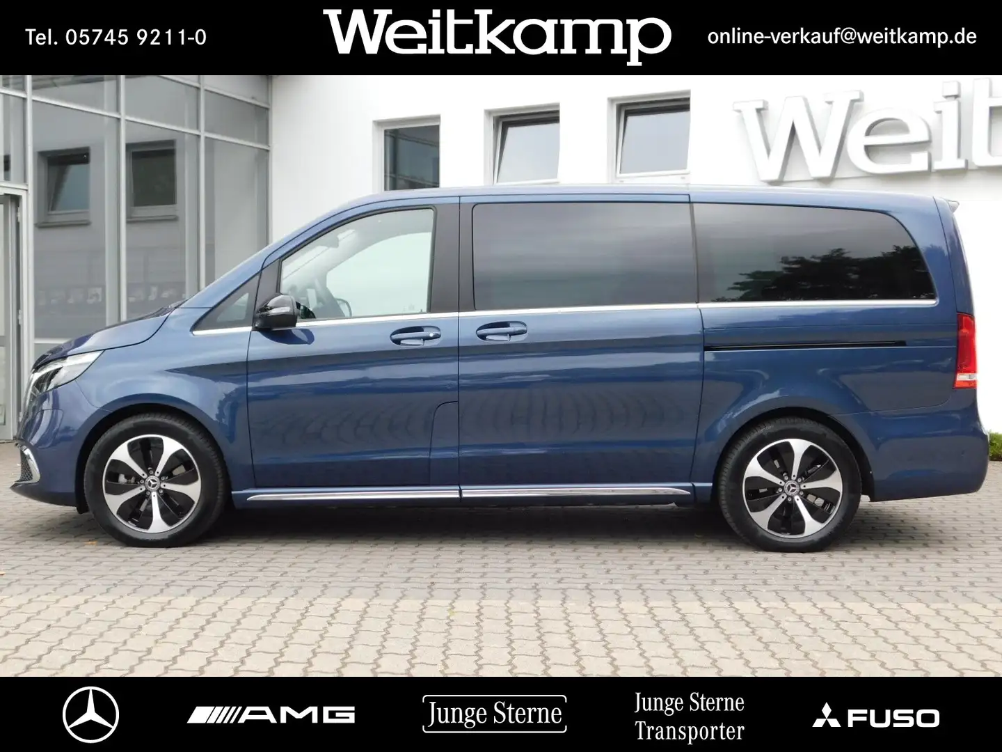 Mercedes-Benz EQV 300 EQV 300 AVANT. Lang AIRMATIC+PANO+DISTR.+EL. TÜR Blau - 2