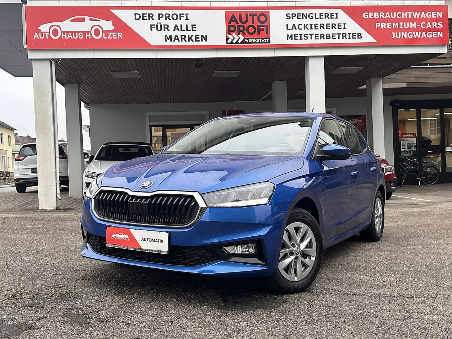 Skoda Fabia 1,0 TSI DSG *LED Licht, Sitzheizung, KESSY, NAV... Blau - 1