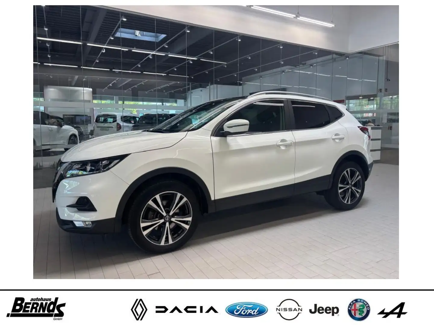 Nissan Qashqai 1.3 DIG-T N-WAY PGD SHZ KAMERA SENSOR Blanc - 1