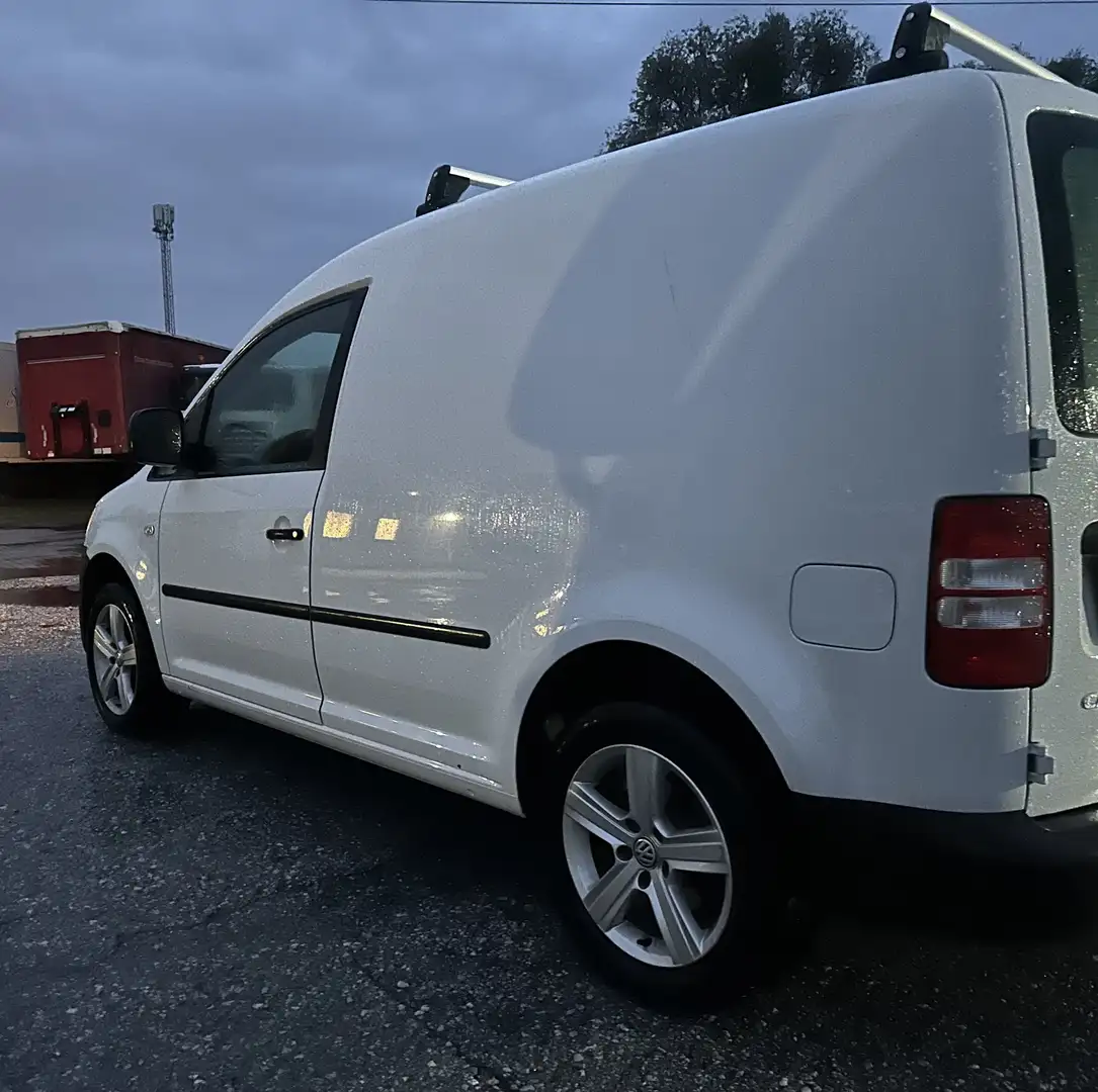 Volkswagen Caddy 1,6 TDI Weiß - 2
