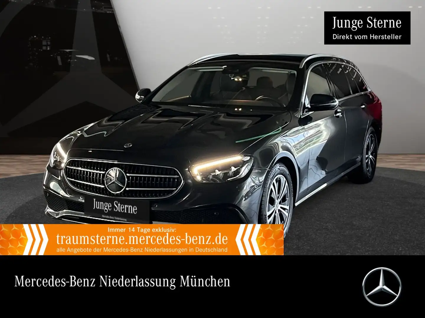 Mercedes-Benz E 220 d T 4M AVANTG+LED+STHZG+KAMERA+9G Gris - 1