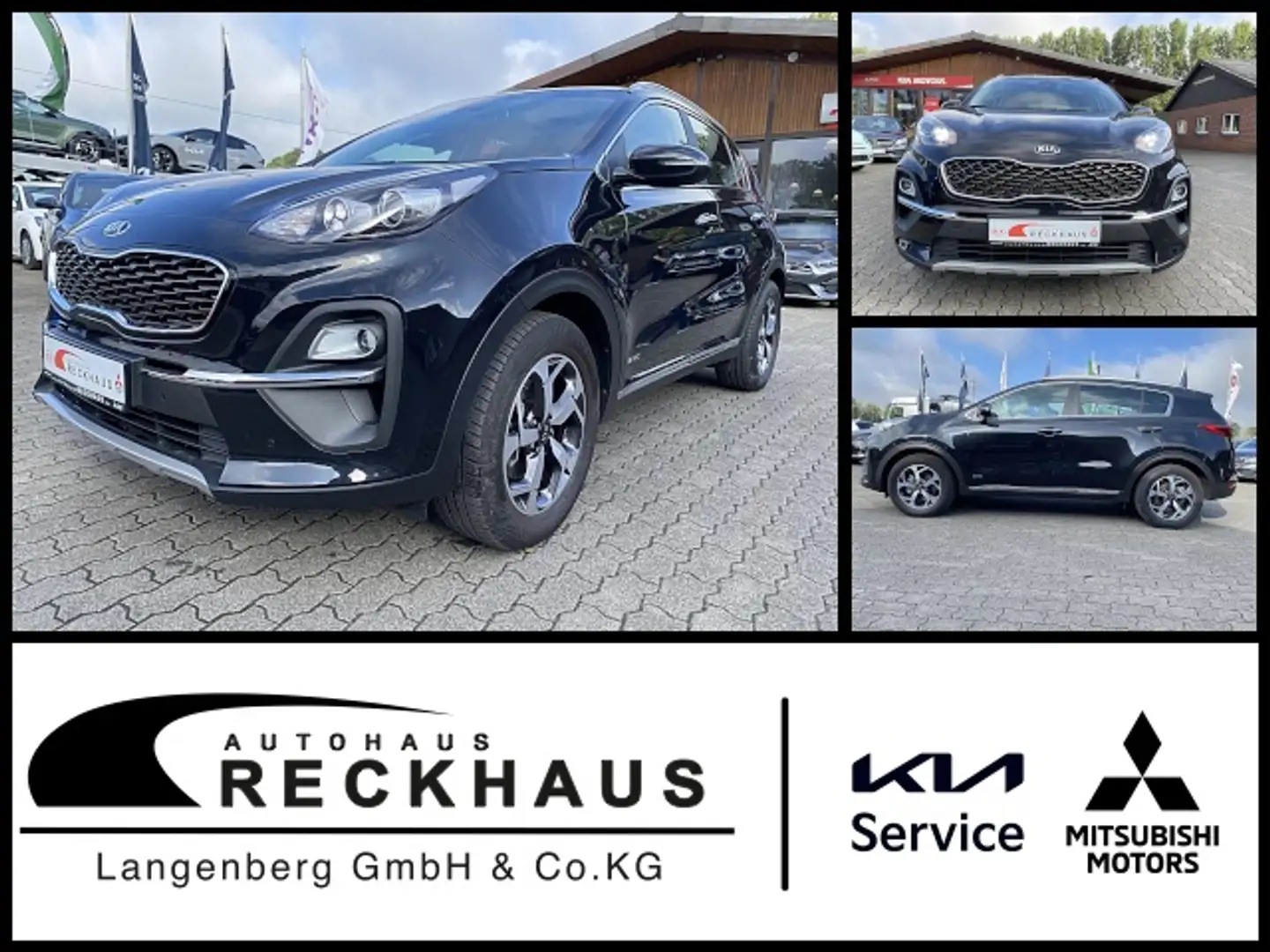 Kia Sportage 1.6T AWD DCT7 VISION KOMFORT ALLWETTERR Klima Schwarz - 1