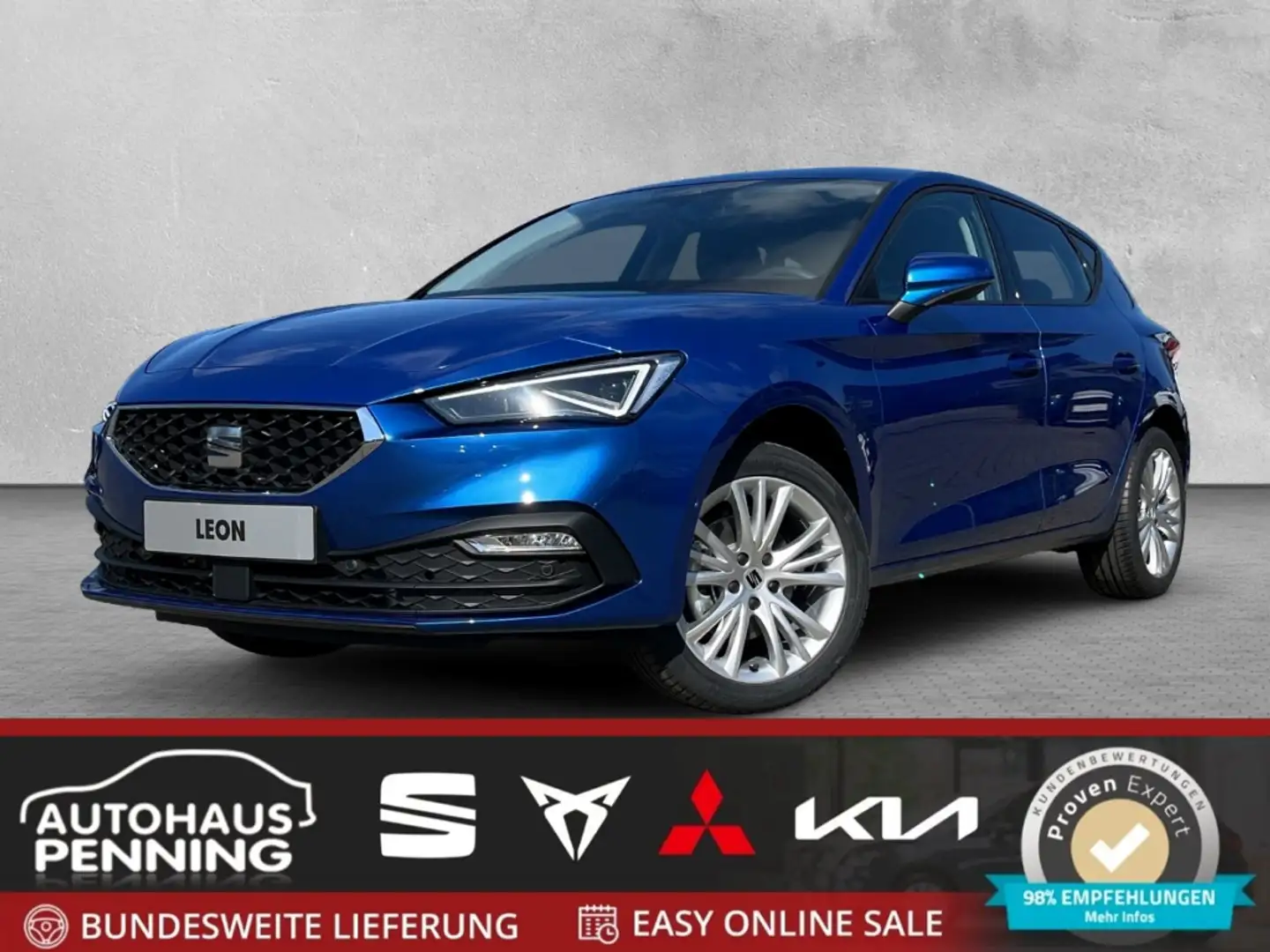 SEAT Leon STYLE EDITION / UPE: 35.000,- € / 1.5 TSI ACC MATR Azul - 1