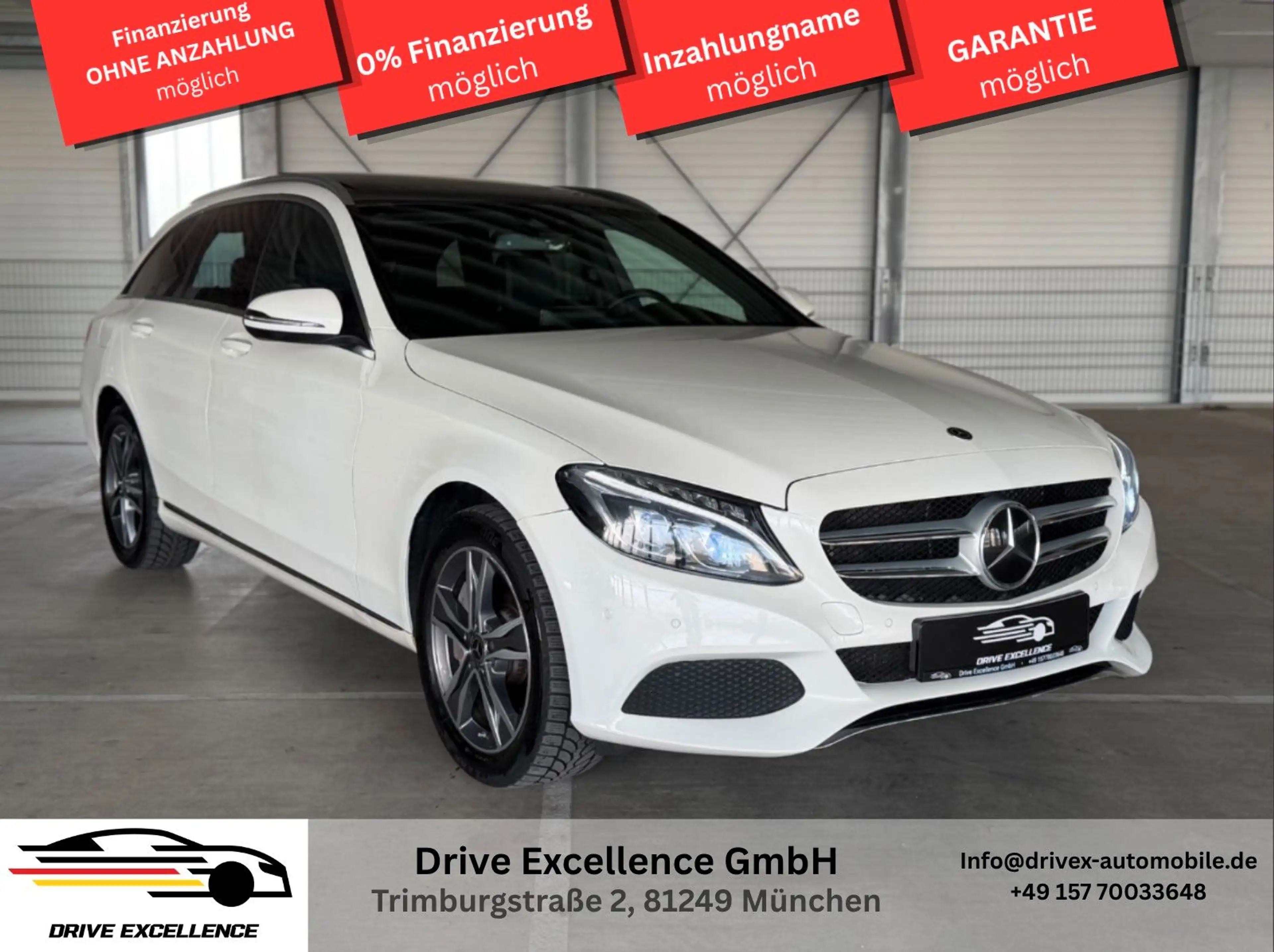 Mercedes-Benz C 400 ACC AHK BT SH RFK AMBI. PANO LKA USB VZA