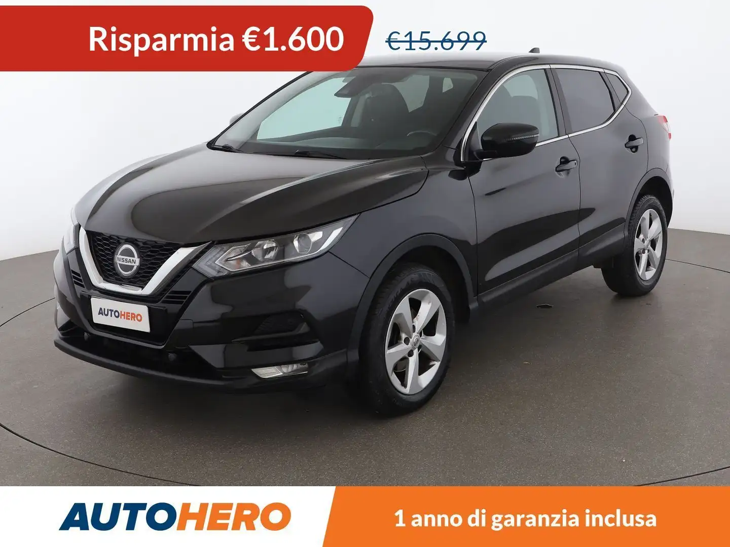 Nissan Qashqai 1.5 dCi Acenta 115 CV Schwarz - 1