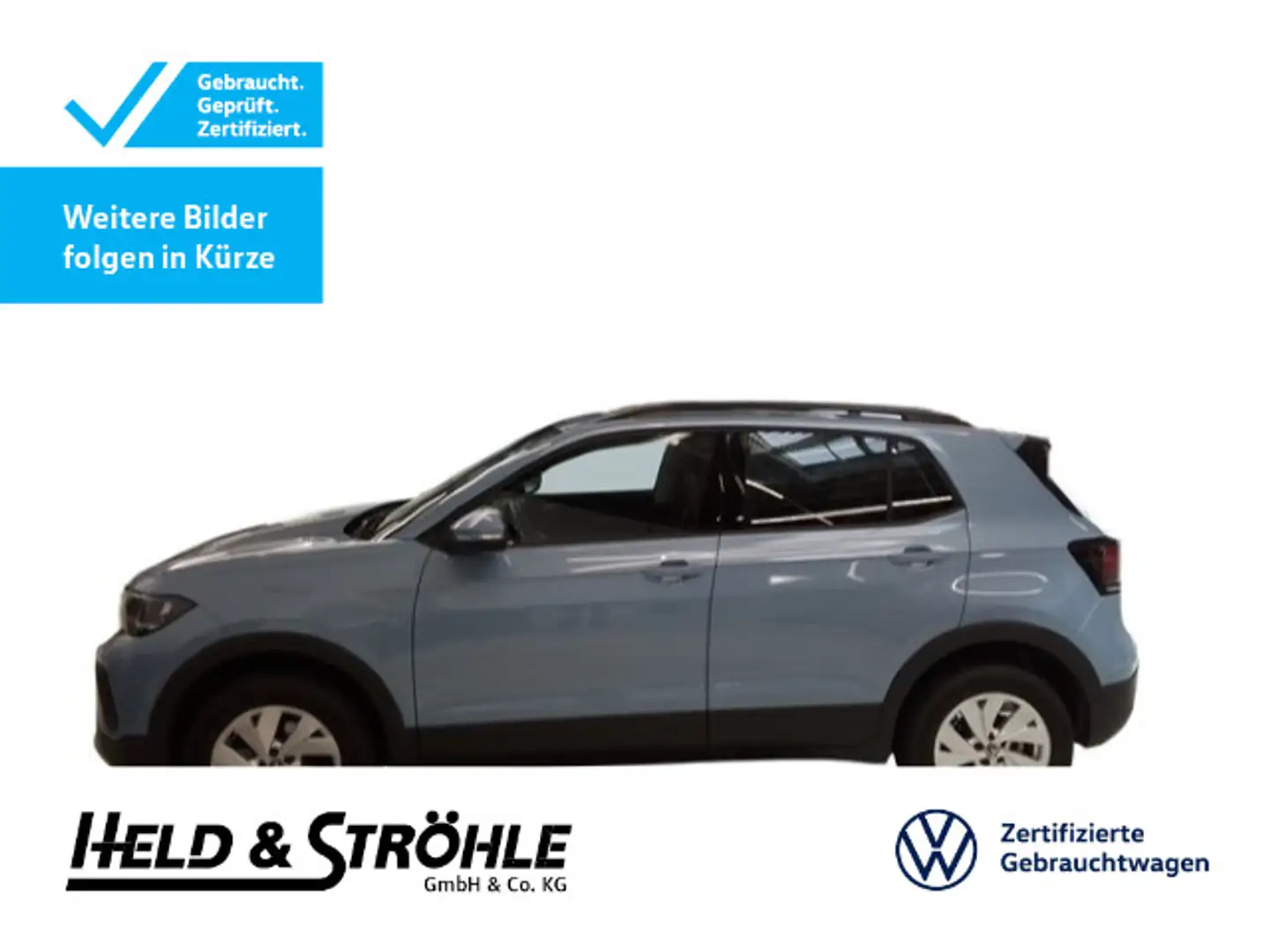 Volkswagen T-Cross Life 1.0 TSI LED NAV PDC SHZ APP DAB+ Blau - 1