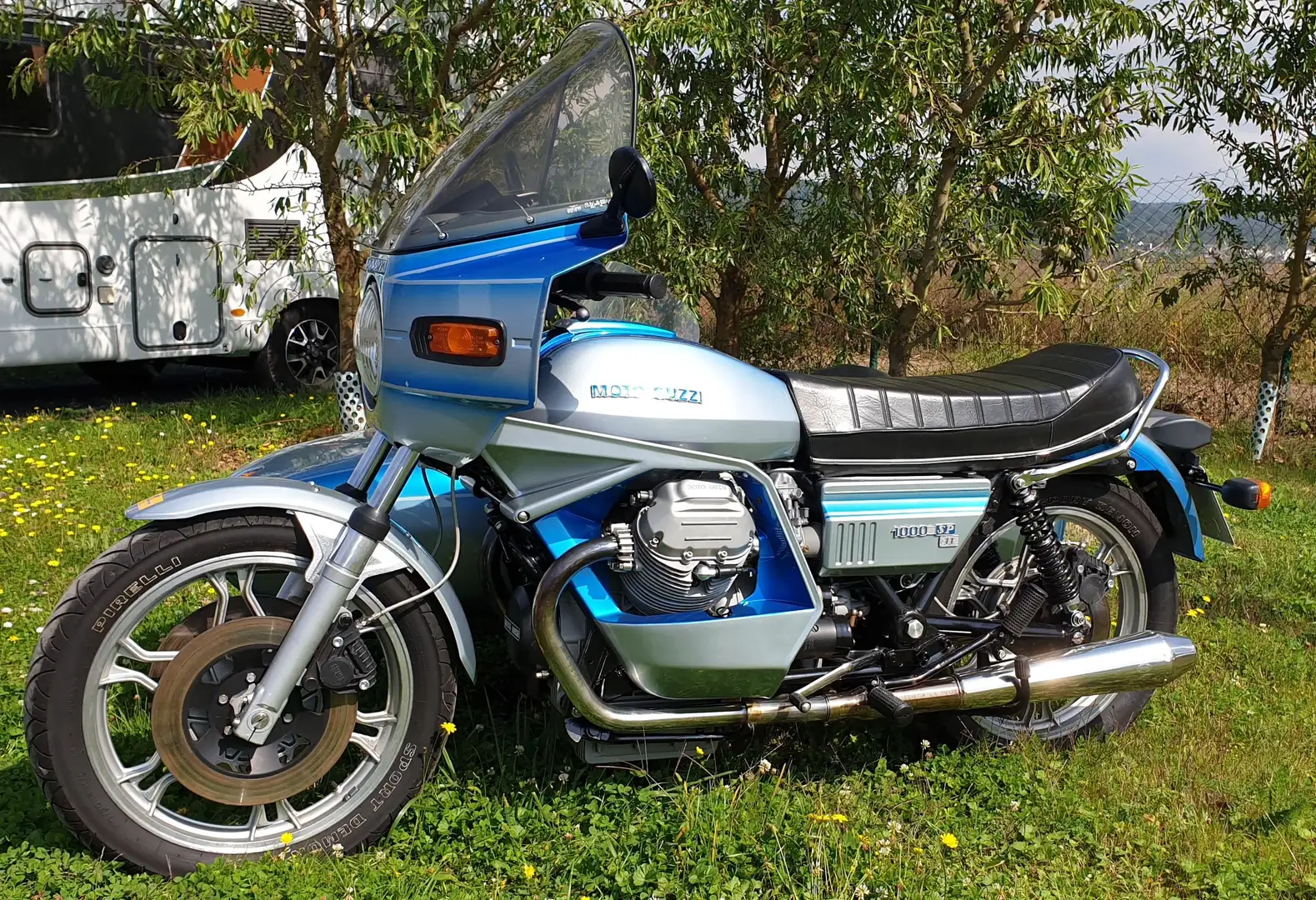 Moto Guzzi 1000 SP 1000 SP/NT & HMO Seitenwagen Ezüst - 2