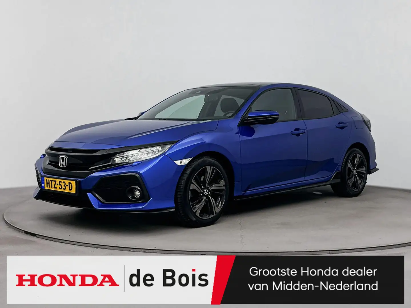 Honda Civic 1.5 i-VTEC Sport | 182 PK | Garantie tot 2028 moge Blauw - 1
