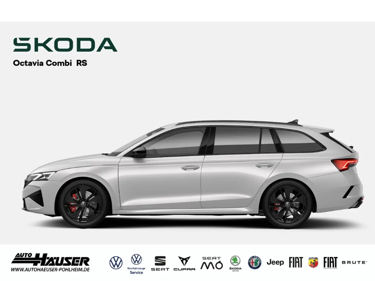 Skoda Octavia Combi RS 2.0 TSI DSG PANO EL. HECKKL. AREA-VIEW WI Weiß - 2