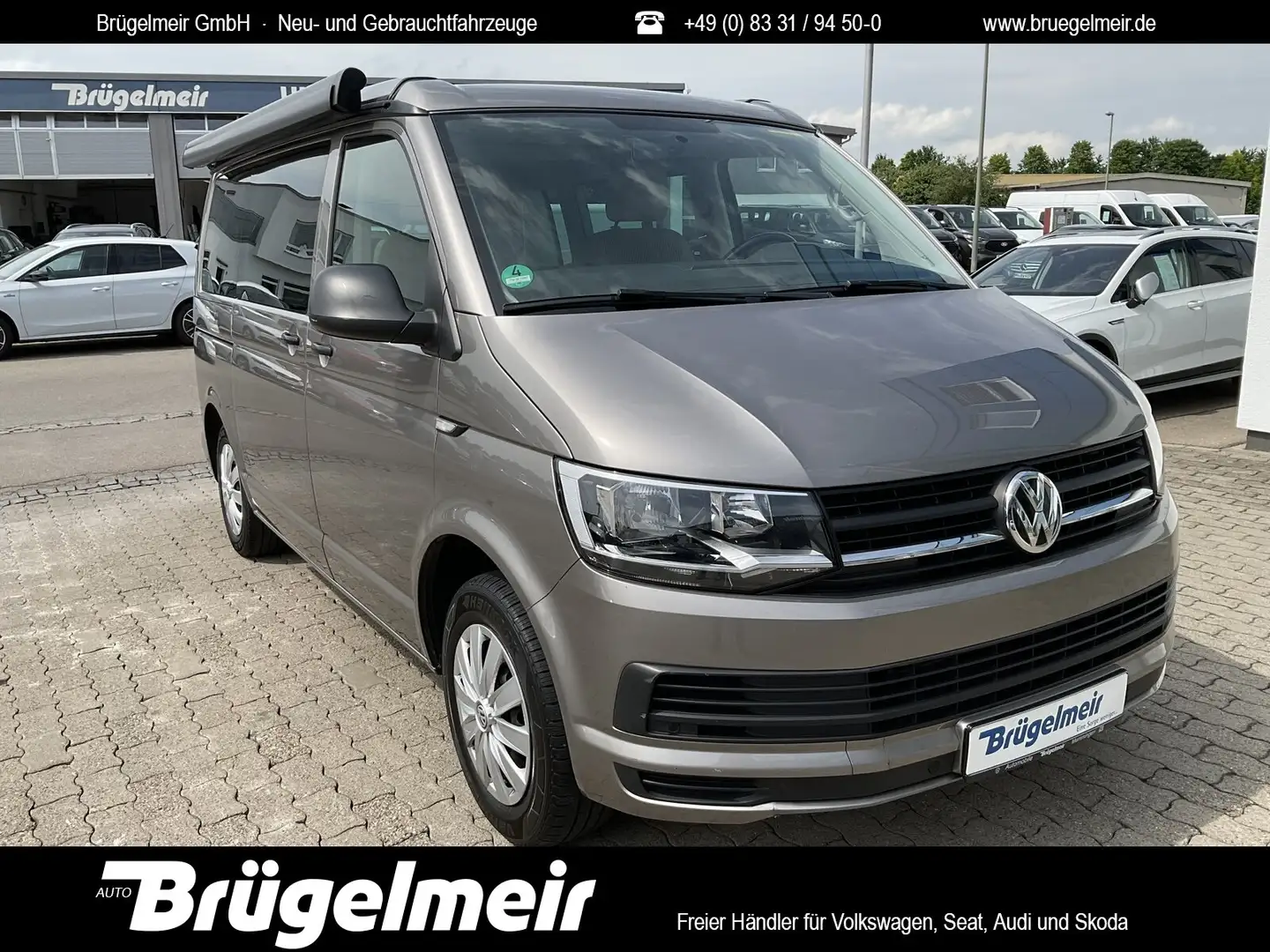 Volkswagen T6 California T6 2.0 TDI California Coast+KÜCHE+STD-HEIZ+SHZ Beige - 1