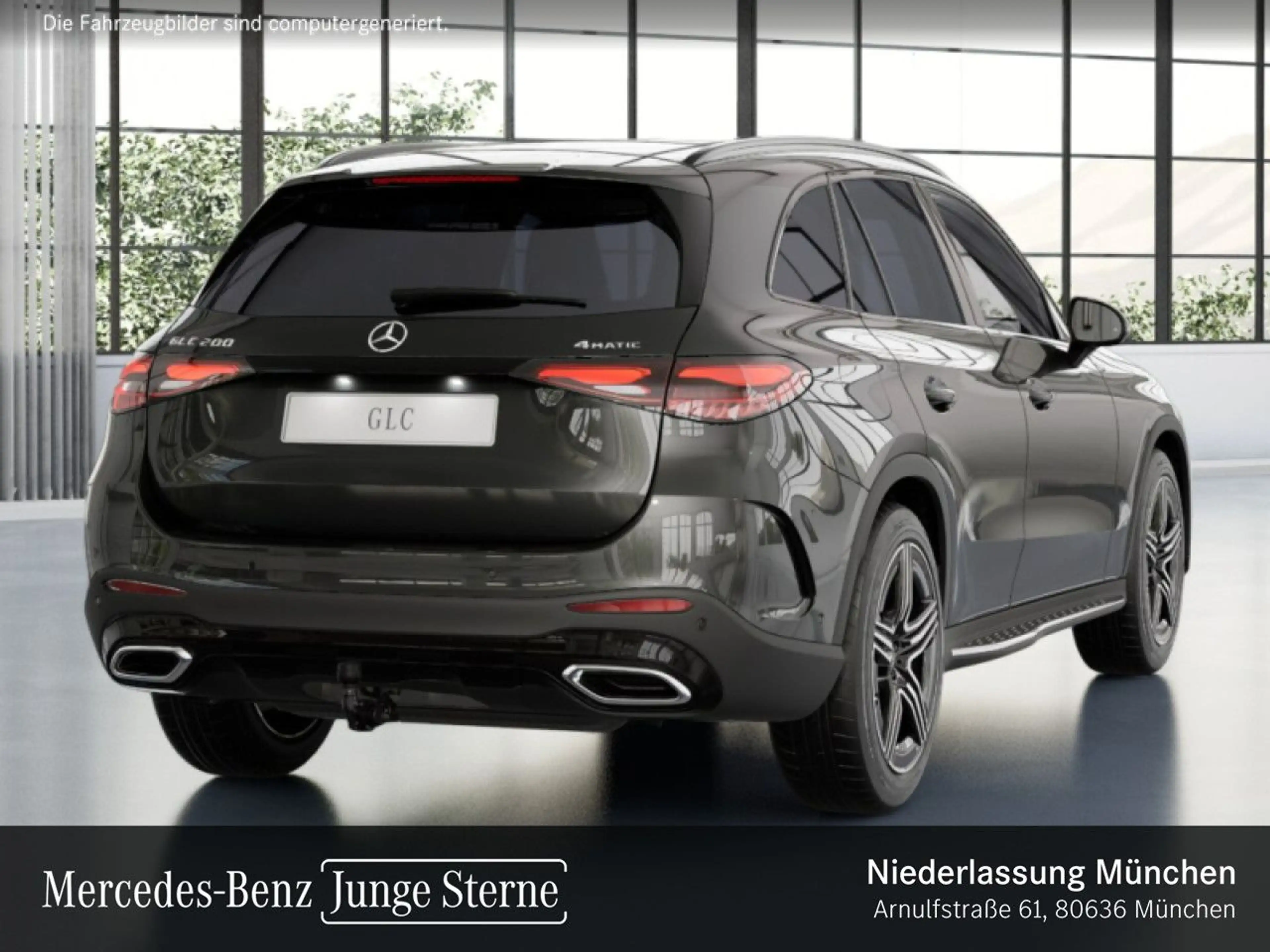 Mercedes-Benz GLC 200 4M AMG+NIGHT+360+AHK+LED+TOTW+KEYLESS+9G — photo 4
