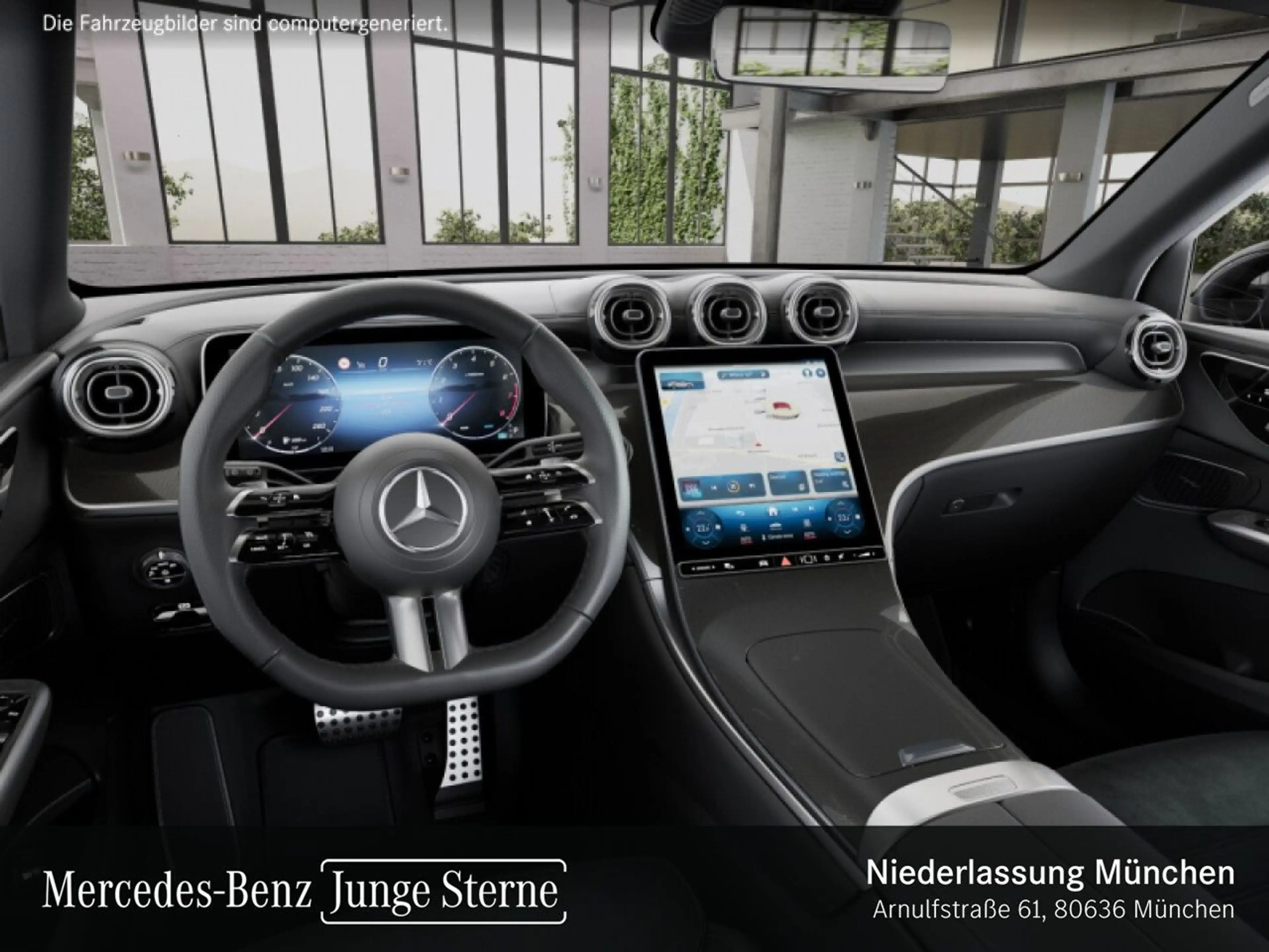 Mercedes-Benz GLC 200 4M AMG+NIGHT+360+AHK+LED+TOTW+KEYLESS+9G — photo 9