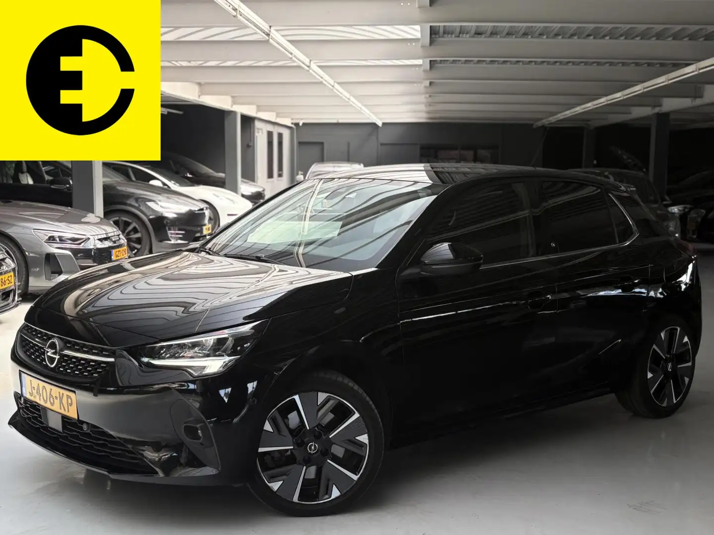 Opel Corsa-e ELEGANCE 50 KWH 3 FASE | Apple CarPlay \ Android a Zwart - 1