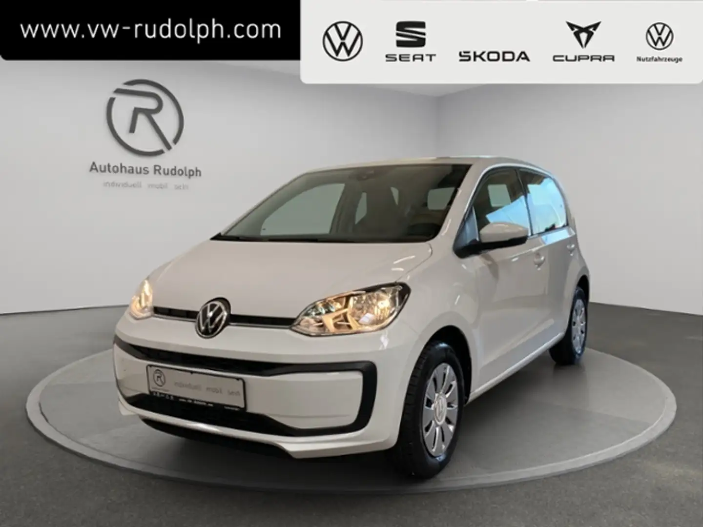 Volkswagen up! 1.0 move up! / DAB+ Einparkhilfe RFK Weiß - 1