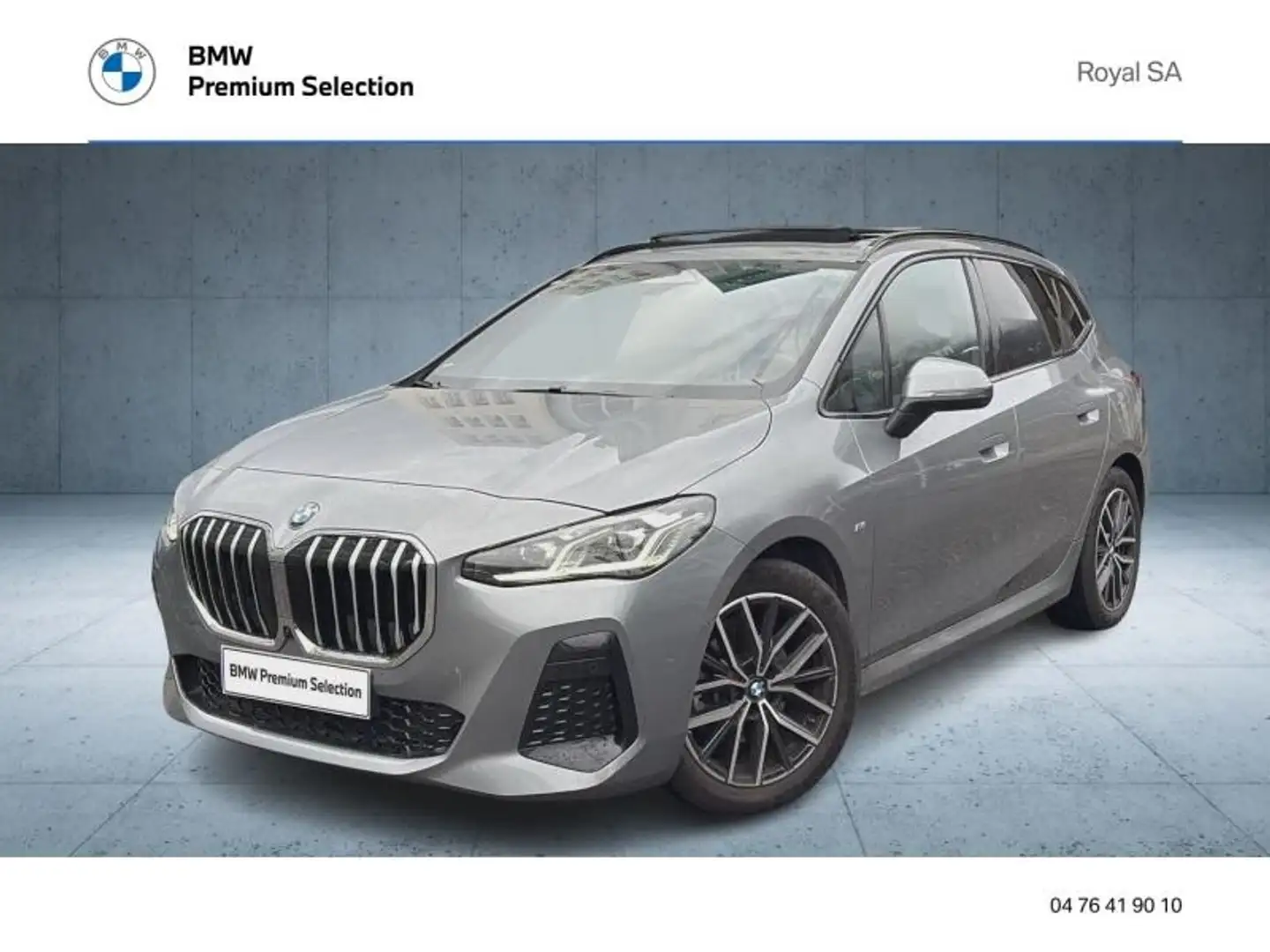 BMW 218 218i 136ch M Sport DKG7 Gris - 1