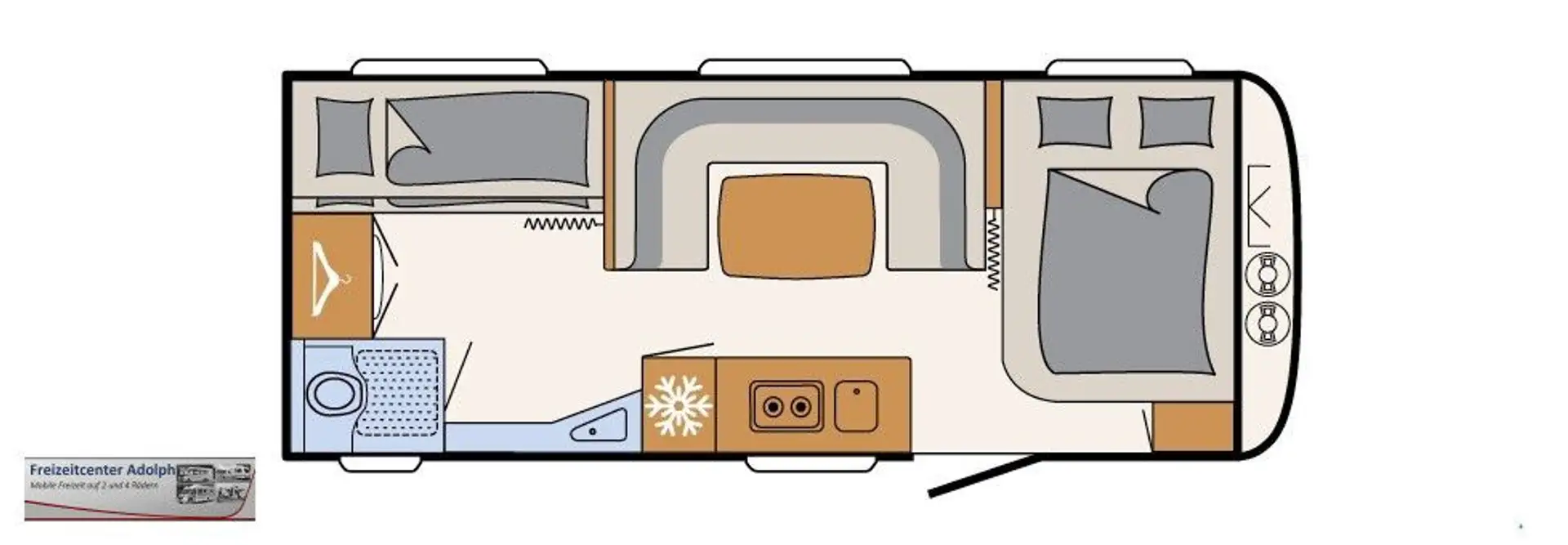 Dethleffs Camper 540 QMK Weiß - 1