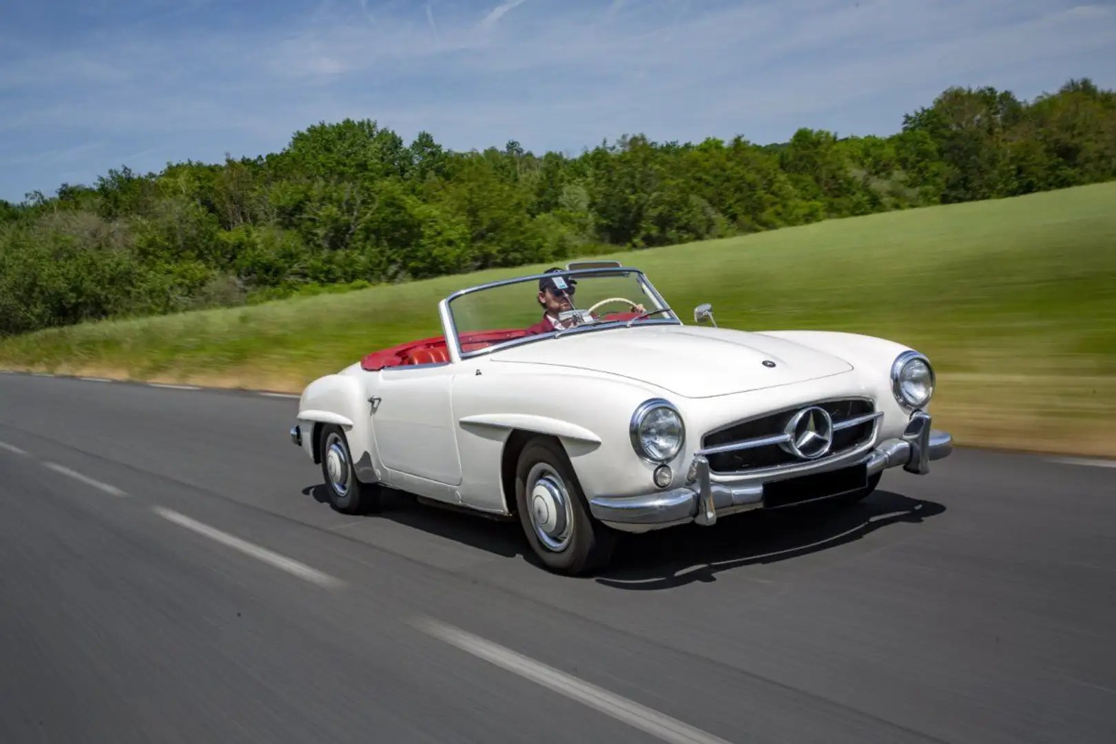Mercedes-Benz 190 SL Blanc - 2