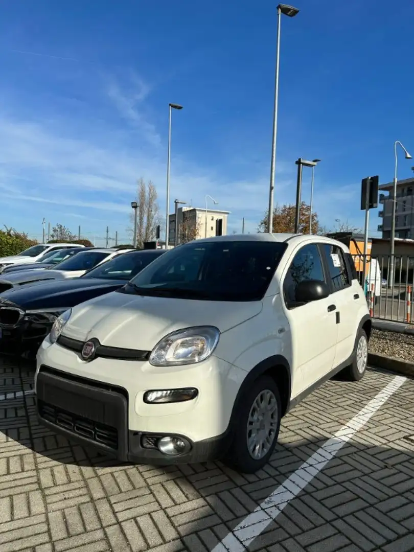 Fiat Panda 1.0 S&S Hybrid Van POP 2 posti IVA ESPOSTA Wit - 1