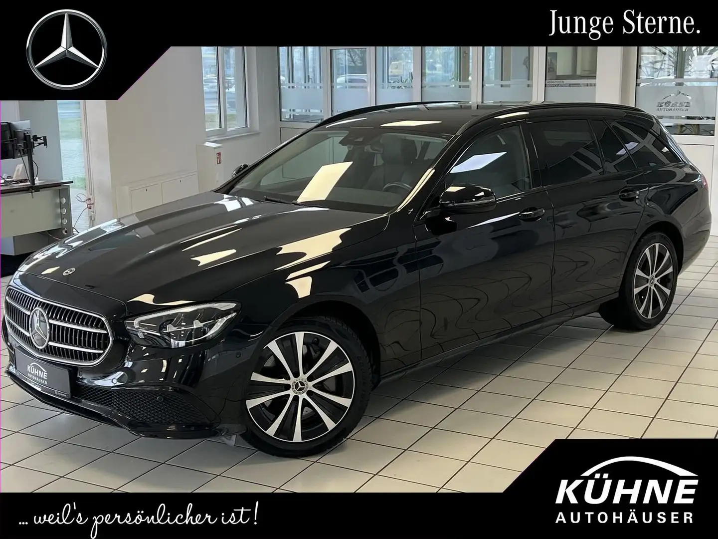 Mercedes-Benz E 300 T e Avantgarde Night+Augmented+8x Reifen ! Zwart - 1