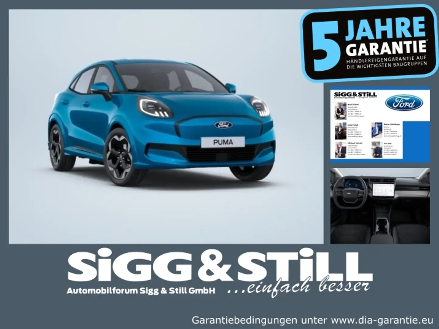 Ford Puma Gen-E Premium **NEUES MODELL** iACC*B&O*360° Bleu - 1