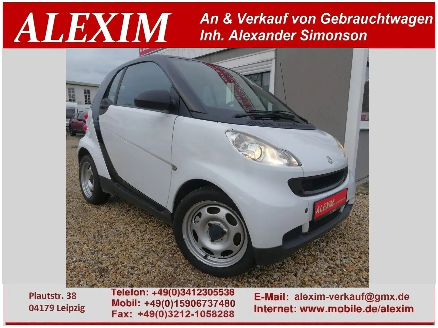 smart forTwo coupe Micro Hybrid Drive 45 kW Schwarz - 1