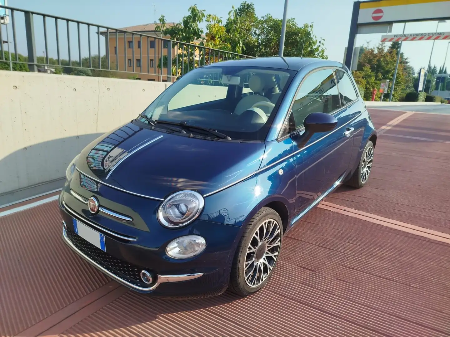 Fiat 500 1.2 Collezione 69cv *TETTO PANORAMICO* Bleu - 1