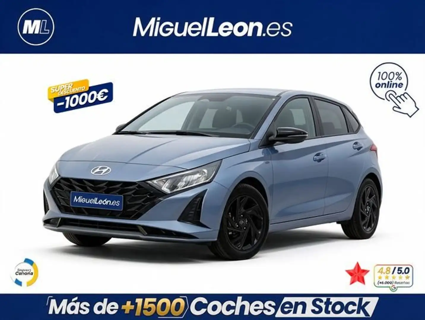 Hyundai i20 1.0 T Black Line Burdeos - 1