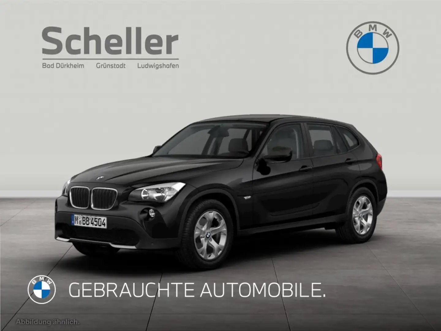 BMW X1 sDrive18i Tempomat Klima PDC Schwarz - 1