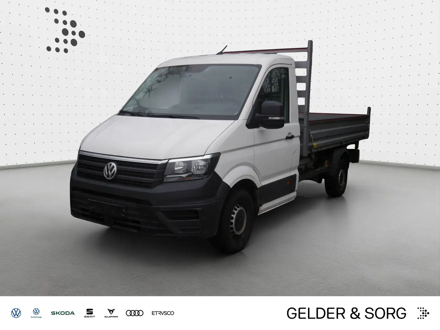 Volkswagen Crafter 2.0 TDI MR Dreiseitenkipper*AHK*3Sitze Weiß - 1