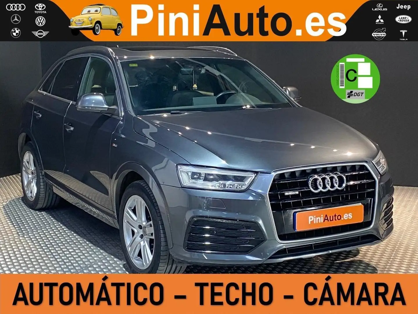 Audi Q3 2.0TDI quattro S tronic 110kW Grijs - 1