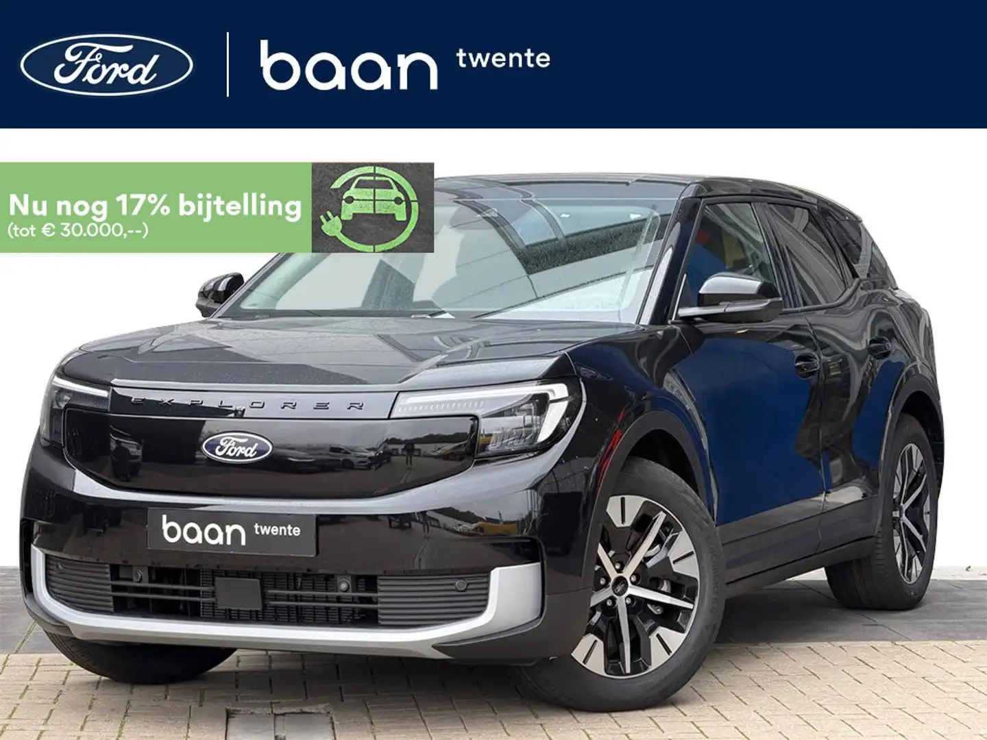 Ford Explorer Style Standard Range RWD 170 PK 52 kWh | Adaptive Zwart - 1