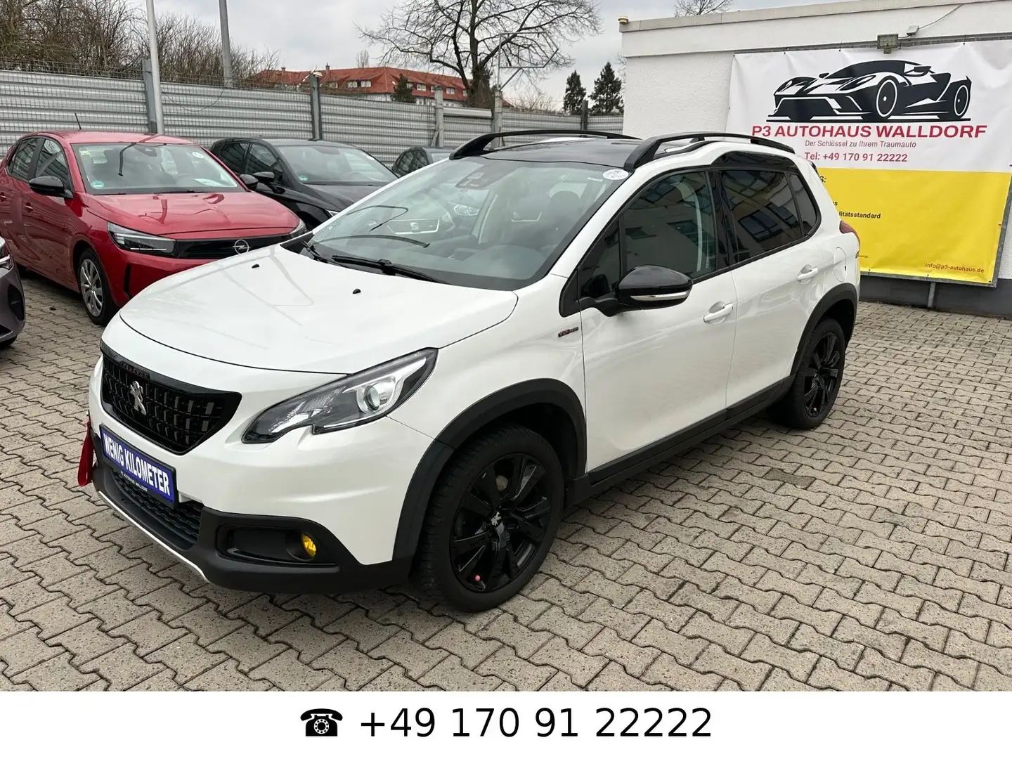 Peugeot 2008 Allure PureTech 110 Stop&S*KAM*PAND*NEU ZAHNRIEM Blanco - 1
