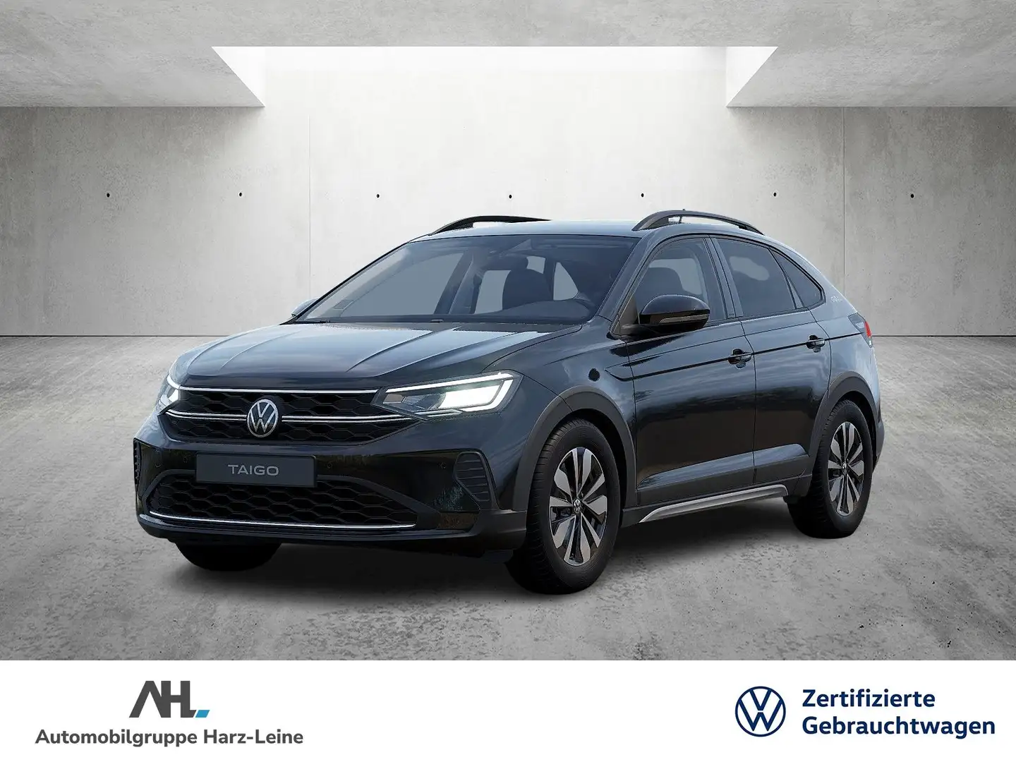 Volkswagen Taigo 1.0 TSI Goal AHK ACC LED PDC SHZ DAB+ Schwarz - 1