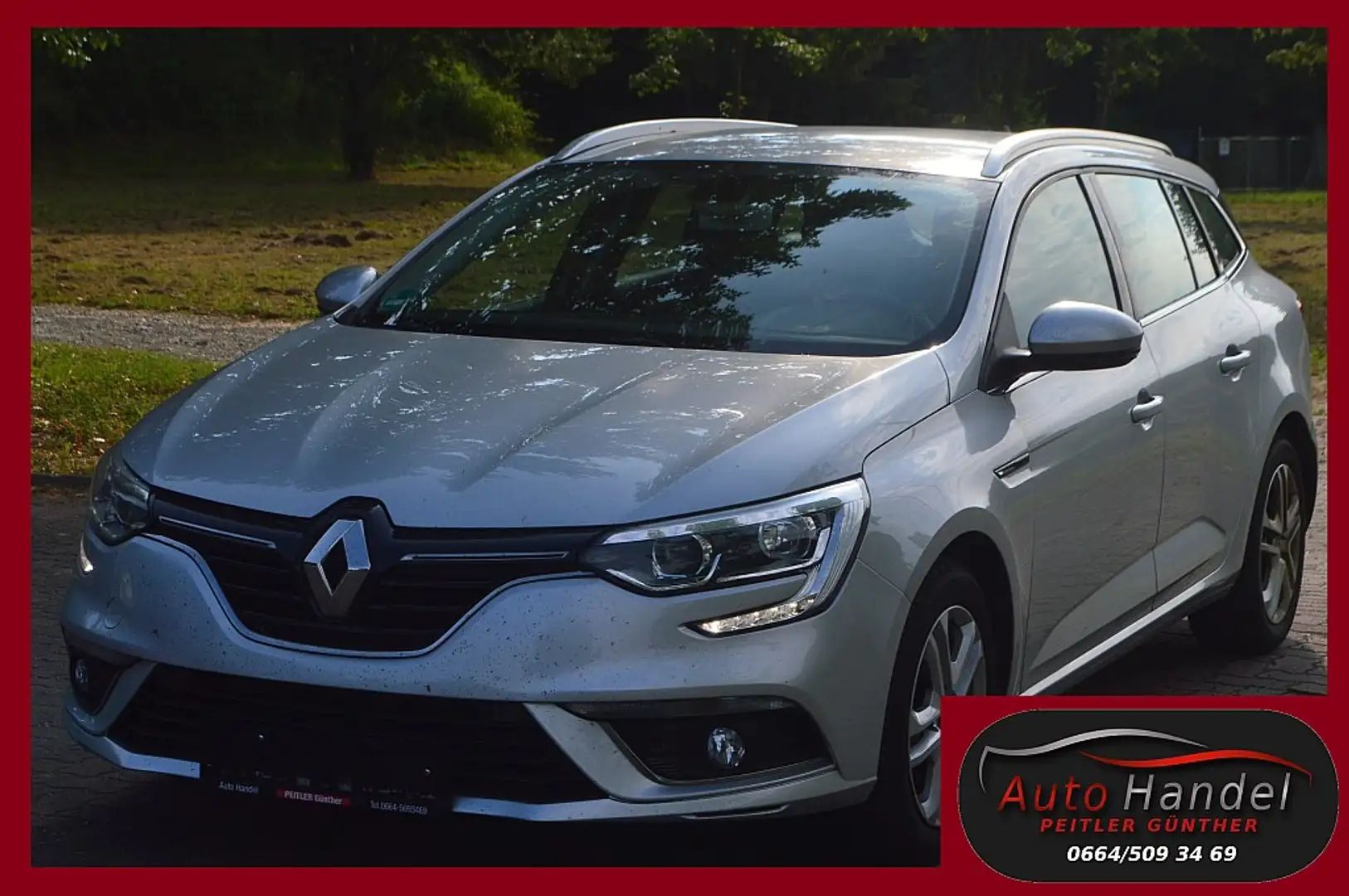Renault Megane Mégane dCi 110+NAVI+PDC+SHZ+TEL Argent - 1